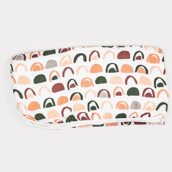 Nightingale Toddler Muslin Blanket - Rainbow - Picture 4 of 6